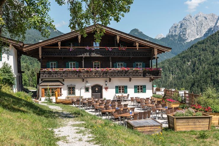 Bergkhof Ebbs Kaisertal Hüttenansicht