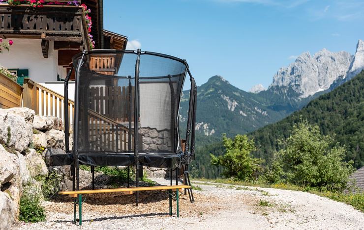 Bergkhof Ebbs Kaisertal Trampolin